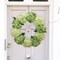 2-Pack: 24" Mixed Green Hydrangea Wreath with Grapevine Ring, Floral Home by Artificial Flowers